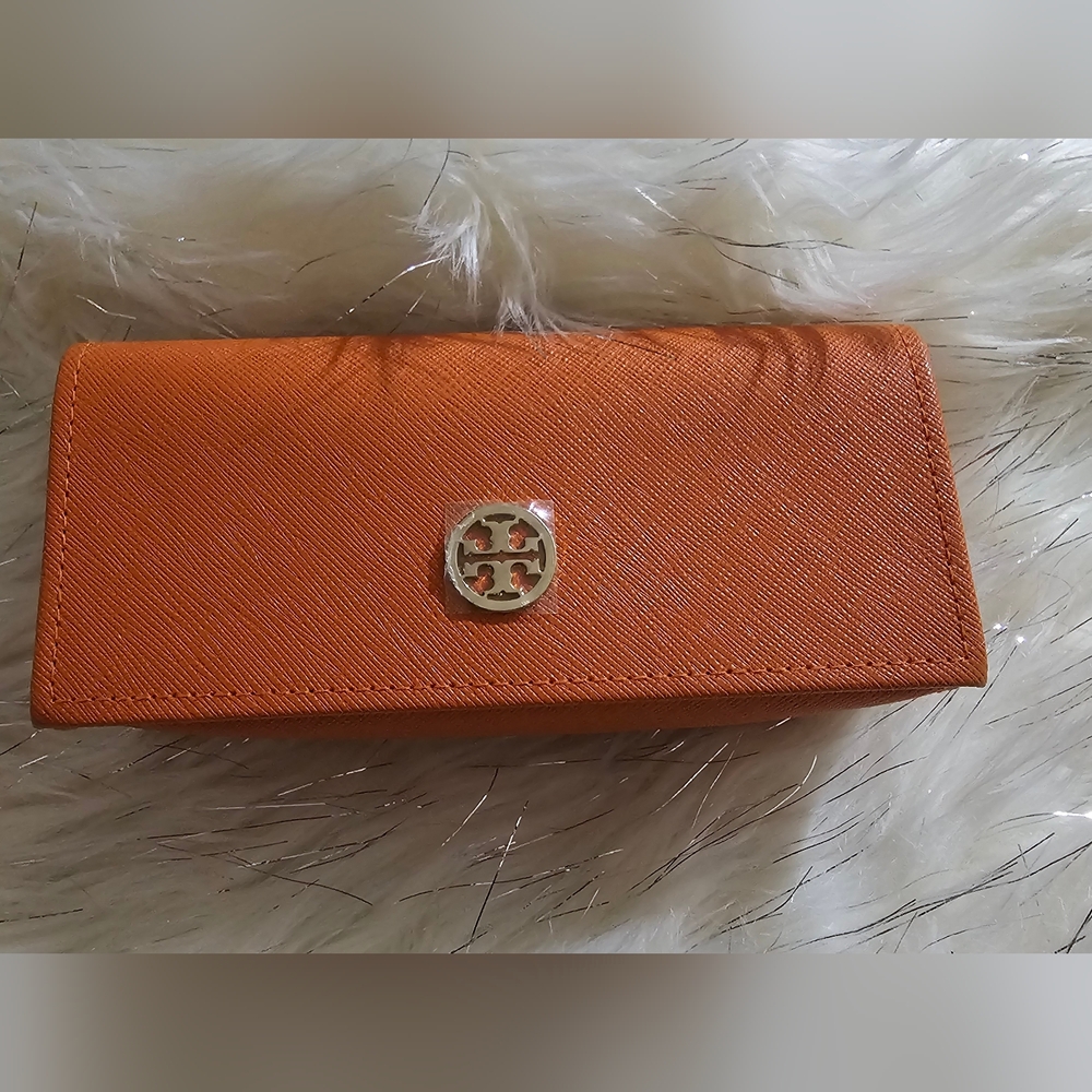 Tory Burch Vibrant Orange Sunglasses Case Only
